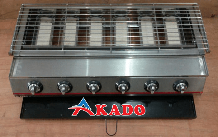 Lý do bạn nên sử dụng bếp nướng hàu 6 họng gas tại AKADO